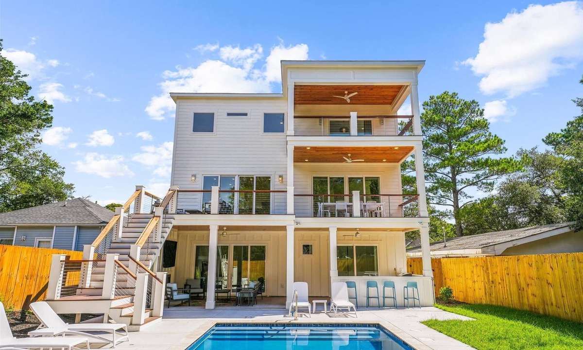 Atlantic Beach House | A Pearl in the Sand-Private Pool-5 minute walk to Beach