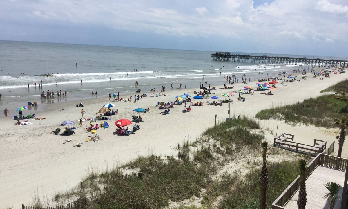 Garden City Condo | Beachfront Condo, ground parking, beach, Pool, 20 Ft to beach, 1mi to pier/dwtn