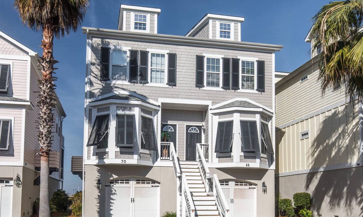 Waters Edge House | Charming 3BR Folly Beach Townhome: Water Views, Pool Access & Steps to Fun