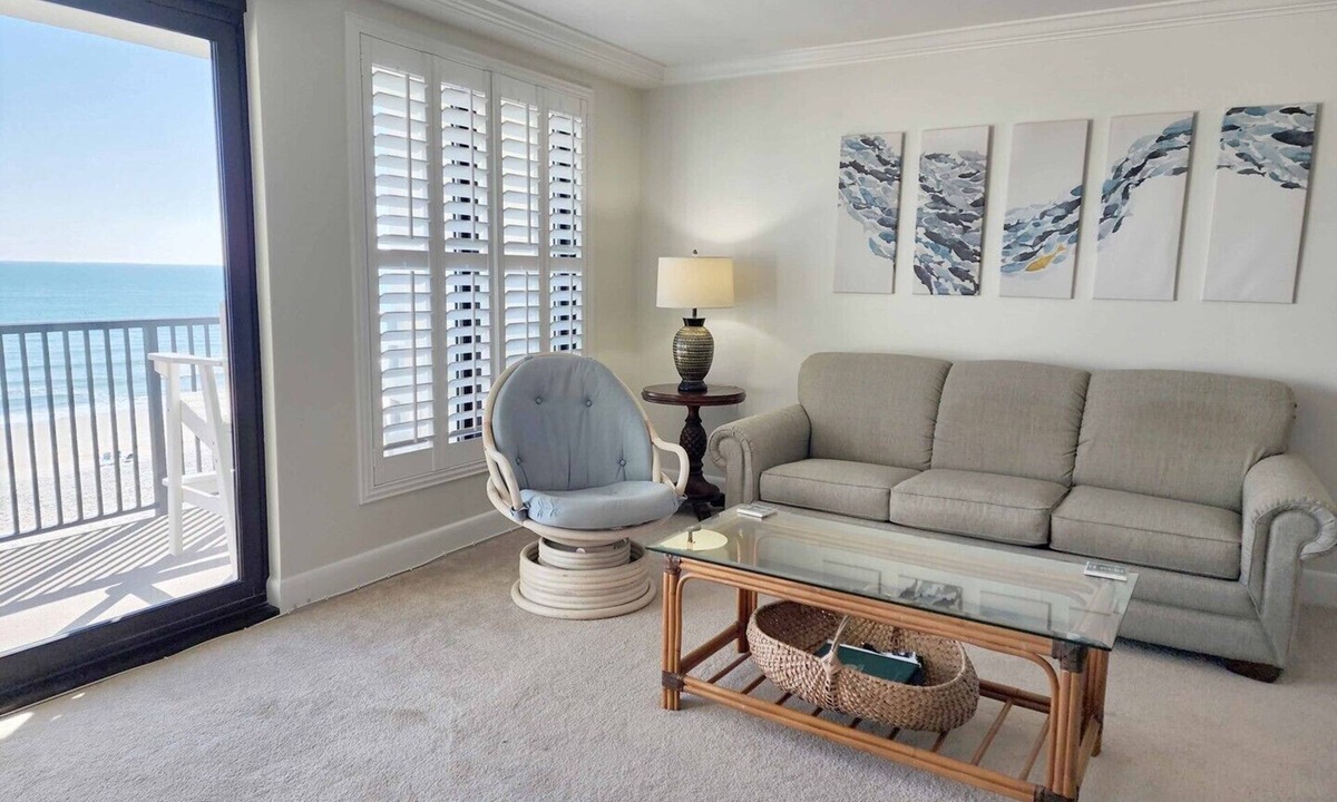 Litchfield by the Sea Condo | Direct Ocean & Beach View -Litchfield, Rare 2 Oceanfront Porches!