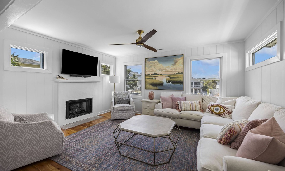 Litchfield by the Sea House | Down Time Creekfront beach home within steps to the beach