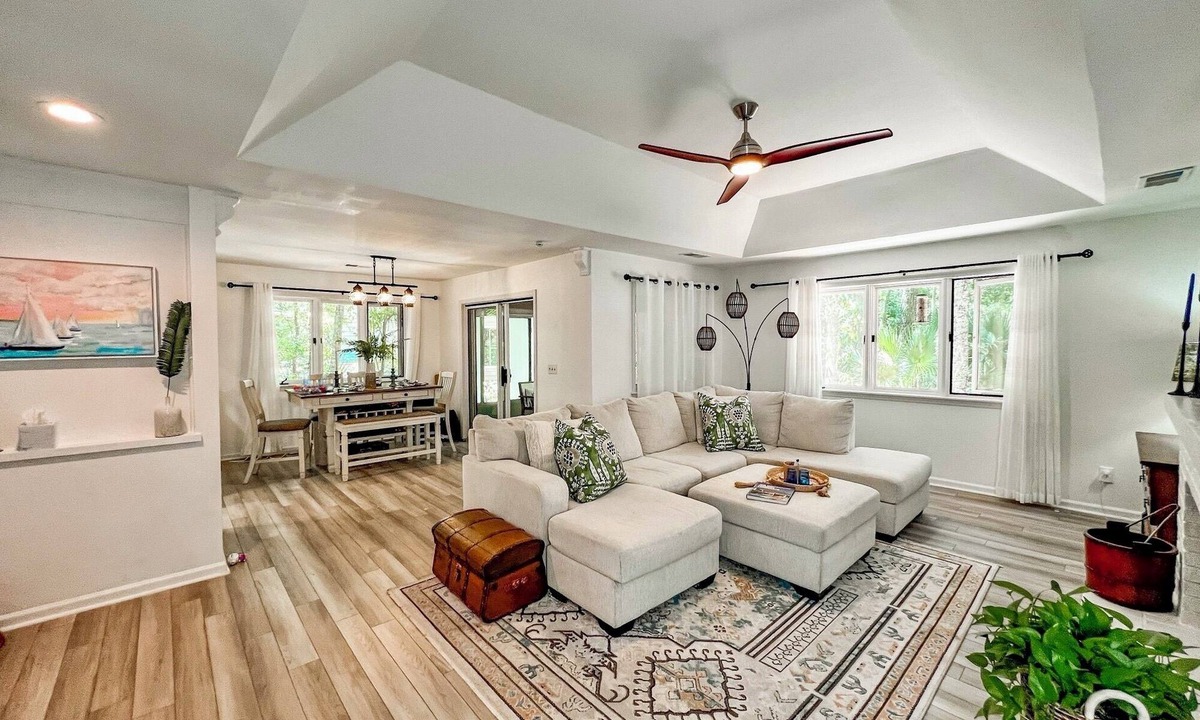 West Beach House | Easy Walk to Beach! Sparkling, Pet-Friendly 3BR Kiawah Gem with Screened Porch