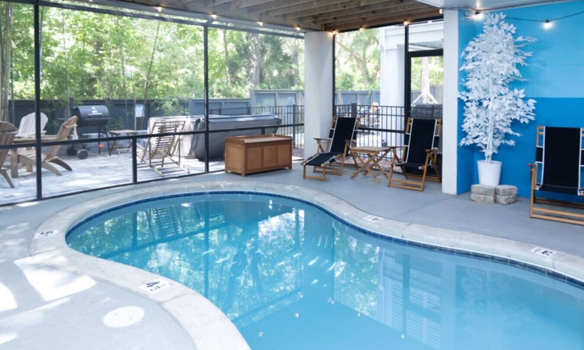 Folly Field House | Gated Community, Close to beach, heated pool, golf cart for rent