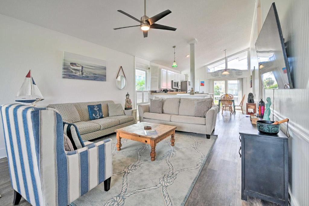 Murrells Inlet House | Gorgeous Waterfront Home with Boat Dock Access!