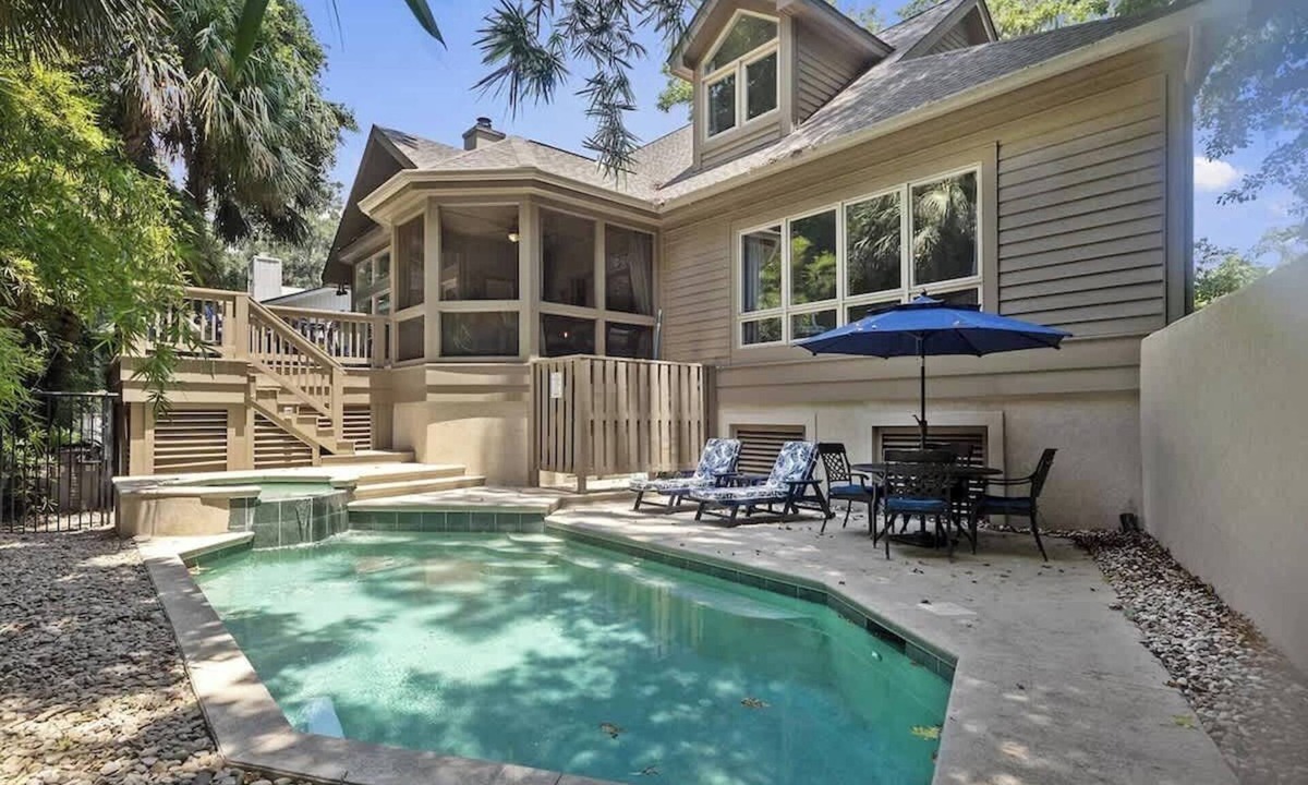 Lawton Woods House | Hidden Sea Pines Gem | Pool, Spa, Pet Friendly