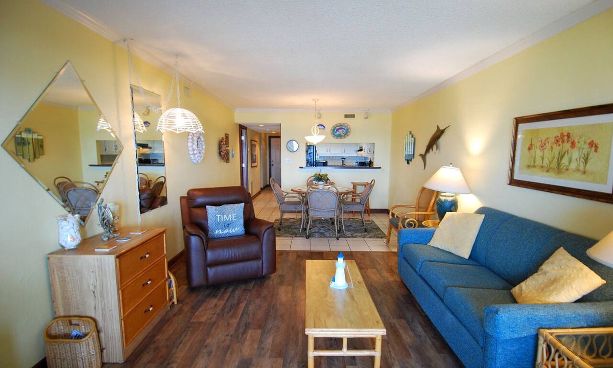 Arcadian Shores Condo | Land's End Resort - Relaxing Oceanfront Getaway with Private Balcony & Resort Am