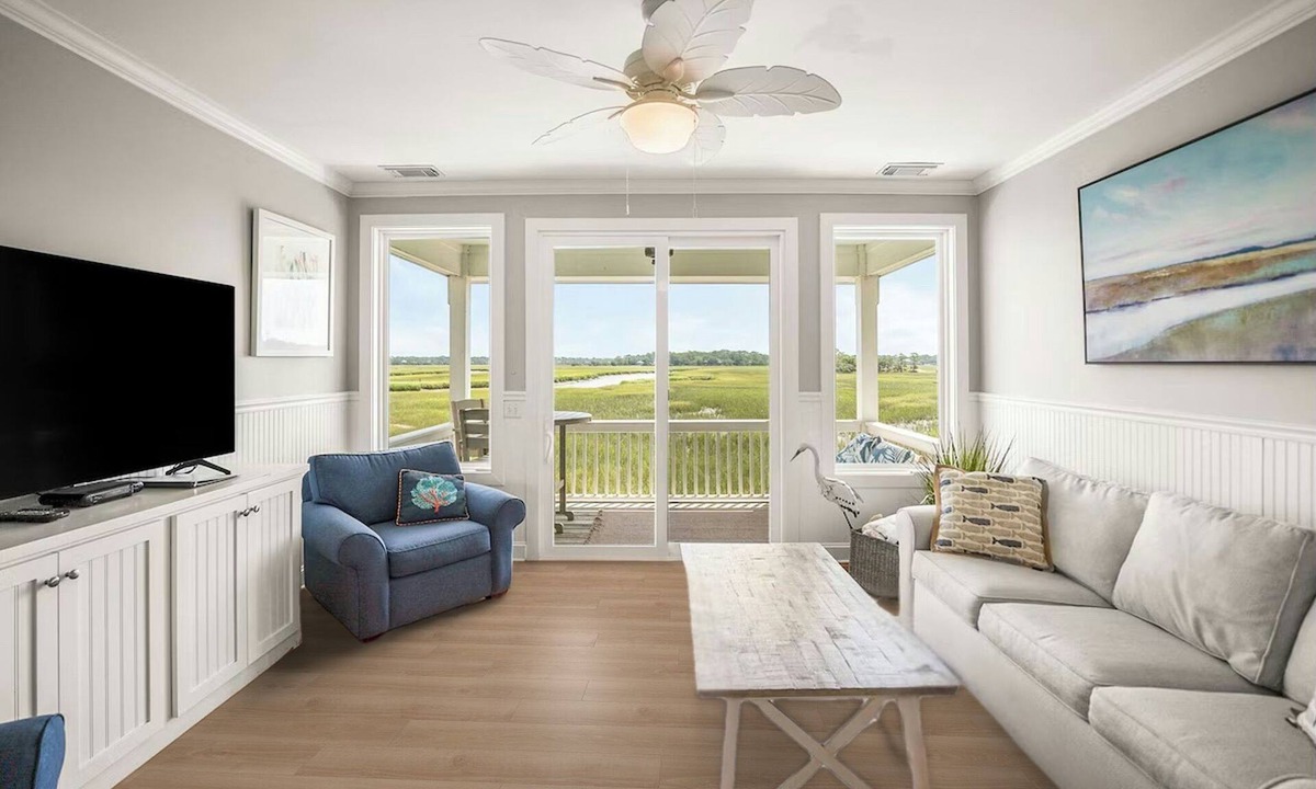 Saint Helena Island House | New to VRBO-One Particular Marsh-Sunrise Views,Marina Living-Golf Cart Included