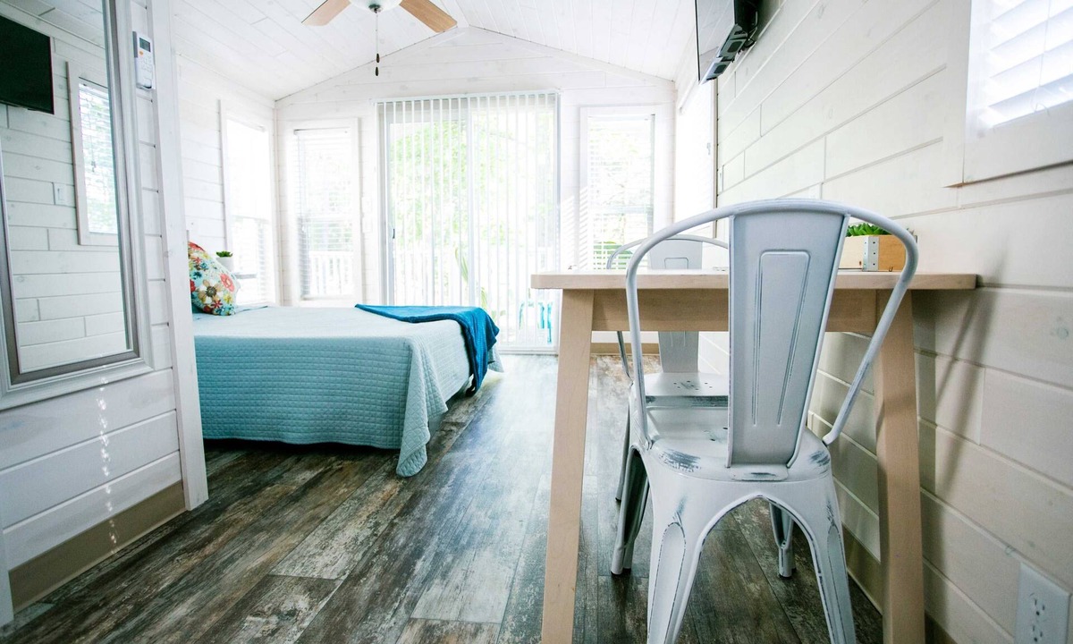 Steele Creek Cabin | New Waterfront Cabin On The Large Sundeck 1 Bedroom Cabin by Redawning