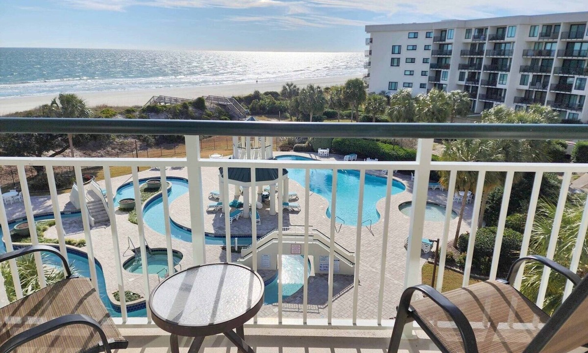 Litchfield by the Sea Condo | Oceanfront w/Lazy River! Rare floorplan, Nicely Furnished, 2BRs-Bridgewater 507