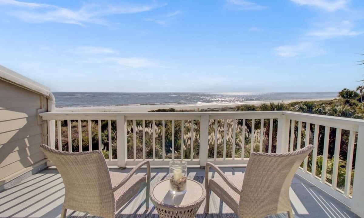 Isle of Palms Villa | Panoramic Ocean Views | Renovated Villa Steps to Beach & Pool