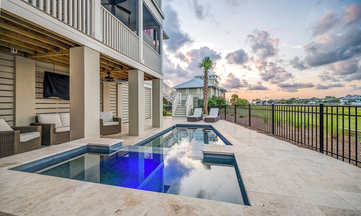 Saint Helena Island House | Private pool, putting green, kayaks, beautiful sunsets, ocean & marsh views!