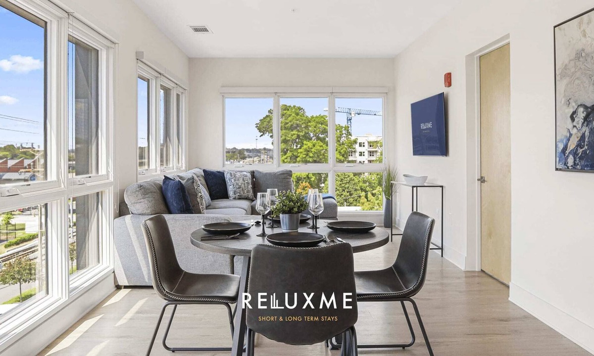 Optimist Park Condo | Reluxme | 2BR Condo Near NoDa - Walk to Light Rail
