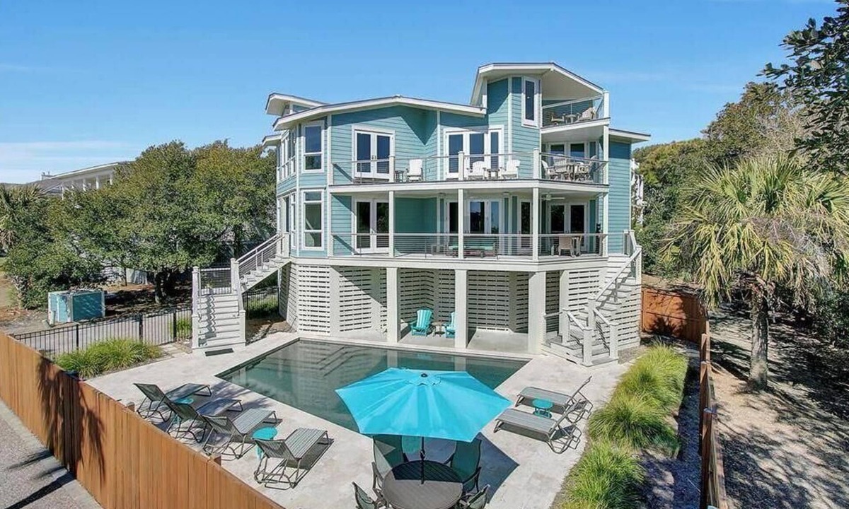 Isle of Palms House | Second Star | Oceanview Coastal Showpiece with Private Pool
