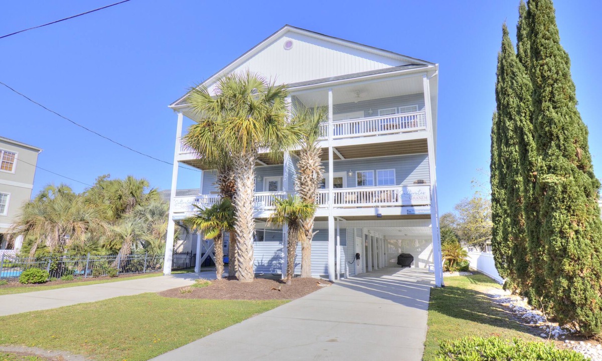 Crescent Beach House | Stairway to Havens North - Stunning Attached Coastal Home- Just a Quick Golf Cart Ride to the Beach!