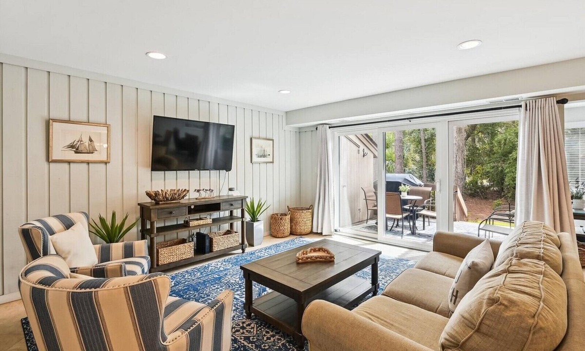 South Beach Villa | Townhome in Sea Pines | Steps to Beach and Marina!