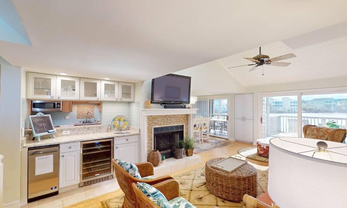 Litchfield by the Sea Condo | Views of Osprey Lake in Pelican Watch 4 Bedroom