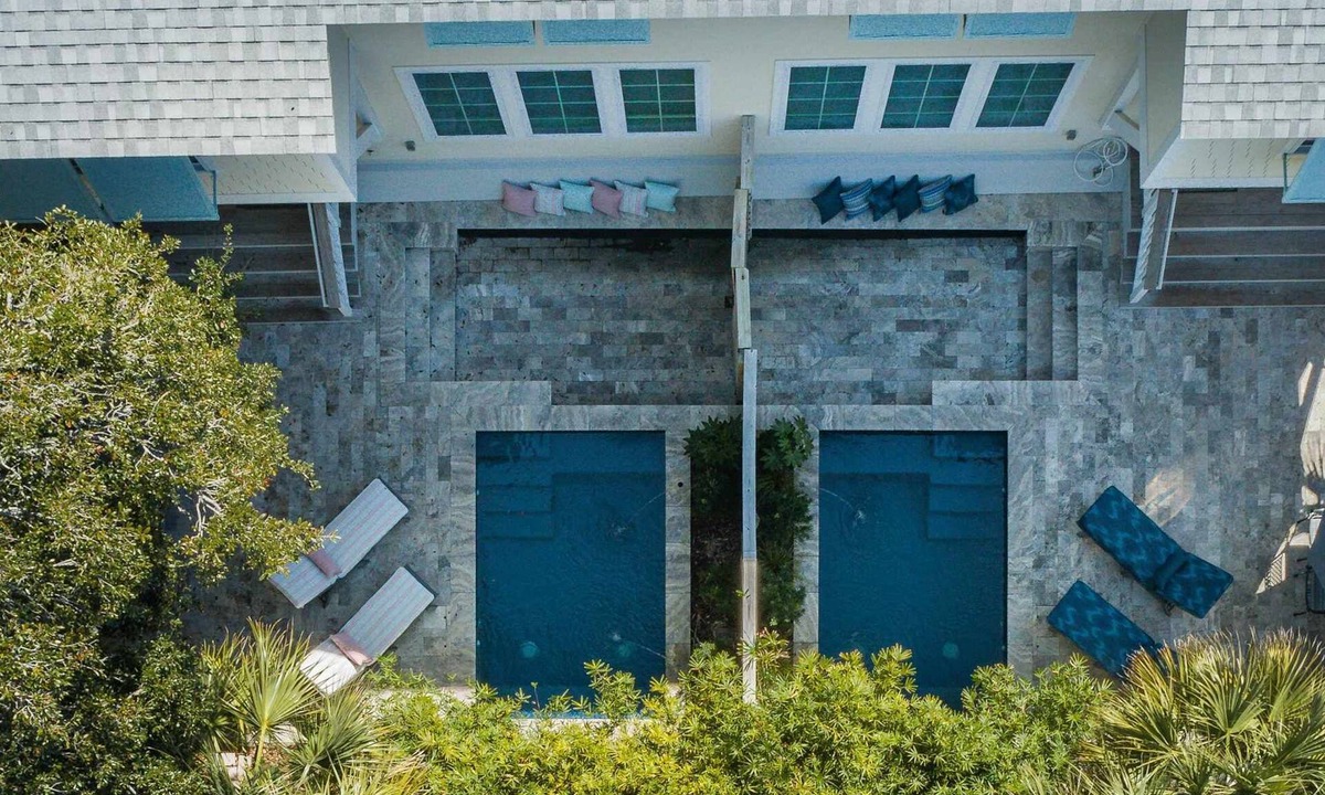 Folly Beach House | Walk Everywhere! 8BR Duplex w/2 Pools, Sleeps 16+