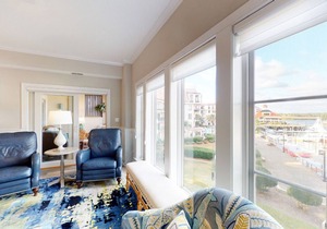 Sweeping Views of Shelter Cove Marina!