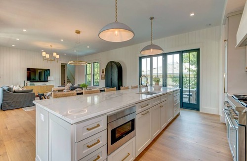 Isle of Palms House | 1 block to beach! 500 Carolina Blvd. 5 bd, private pool, screened-in porches