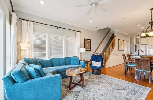 Waters Edge House | 120 Waters Edge! Community pool, screen porch, easy walk to beach, 2 blocks from Center St.