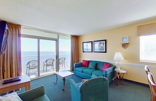 Myrtle Beach Condo | 14th Floor Oceanfront Snowbird Friendly Condo w/ WiFi, AC, Private W/D