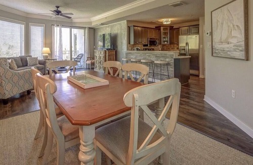 North Forest Beach Condo | 2201 SeaCrest. Renovated 1BR + Bunk Alcove — 2 Full Baths, Sleeps 6