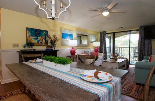 Saint Helena Island Villa | 3rd floor beach club villa with fantastic views and central to most everything!
