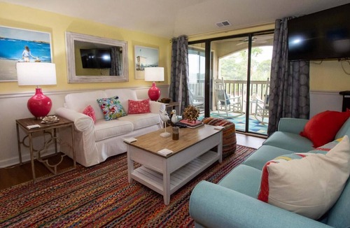 Saint Helena Island Villa | 3rd floor beach club villa with fantastic views and central to most everything!
