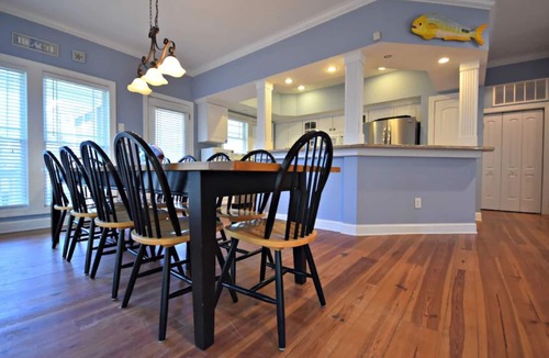 North Litchfield Beach House | 4 Bedroom, 4 Bath Raised Beach House 3 Blocks From the Beach! Golf Cart Included
