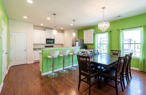Charlotte House | 4BR Home Near 1-485 and Golf Course+ Gazebo+ 2car Garage + fenced backyard