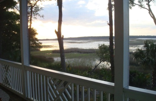 Saint Helena Island House | 66 DAVIS LOVE , FRIPP Island on Marsh, Sunset Views & Golf Course Views