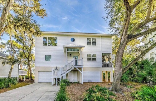 Saint Helena Island House | Adorable Ocean View Home, Cabana Club, Golf Cart - 165 Ocean Creek
