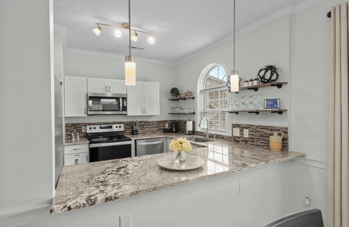 Central Myrtle Beach Condo | Beautiful 2-bedroom 2-bath condo by golf course and a mile from the beach!