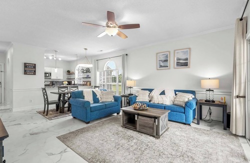 Central Myrtle Beach Condo | Beautiful 2-bedroom 2-bath condo by golf course and a mile from the beach!