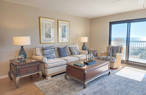 Litchfield by the Sea Condo | Beautiful Beach View! Shipyard Village A38, with Shaded Balcony