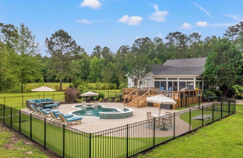 Summerton House | Beautiful-Lakefront Farmhouse Retreat w/Pool