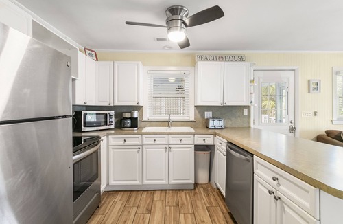 Folly Beach House | Blue Sky- Private Heated Pool -Across from Beach Access - Two Units - Three Porches