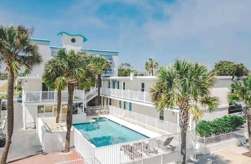 Downtown Myrtle Beach Apartment | Boutique on the beach, Studio #102 + Pool