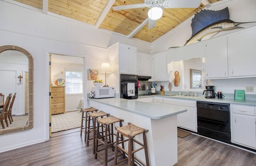 Litchfield by the Sea House | Canal Front Beach House, Dock, 2 Porches, 2 TV Dens, Short Block from Beach