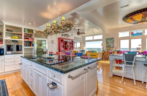 Isle of Palms House | Casa Flamingo Oceanfront Dreamhouse! 8 bedroom, Sleeps 20, Pool, hot tub, elevator