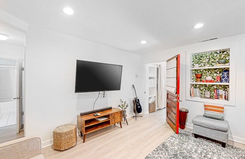 Folly Beach House | Dog-friendly duplex close to beach with outdoor shower and washer/dryer