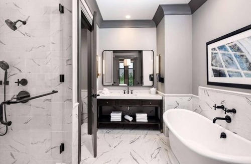 Ansonborough Hotel | Elegant Charleston Suite: Balcony Views, Kitchen + Walk to King Street