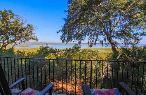 West Beach House | Enjoy Stunning Marsh & Tidal Water Views in This Renovated Home w/Chef's Kitchen & Custom Finishes