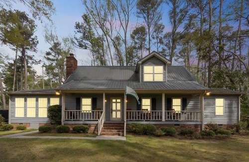 North Augusta House | Exquisite 5-BR Estate on 7 Acres with Private Pond