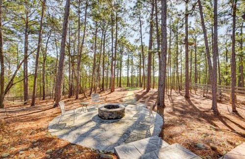Southern Pines House | Fire Pit + Patio: Spacious Southern Pines Retreat