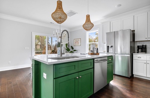 North Charleston House | Four King Beds, Firepit, Grill in Park Circle!