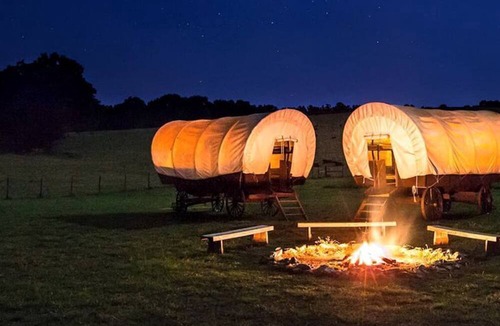 Lillington House | Go Glamping in North Carolina at this Wonderful Riverside Covered Wagon in Lillington