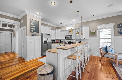 North Litchfield Beach House | Handsome Raised Beach House, Communal Pool, Shortcut to Beach, Adult Dog Welcome