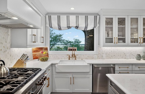 West Beach House | IMPECCABLE River Views! Luxury West Beach Home!