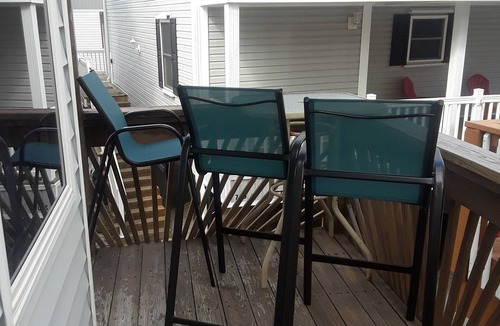 Surfside Beach House | It's high tide & you're so close to the beach you can sea it! Water Park is free